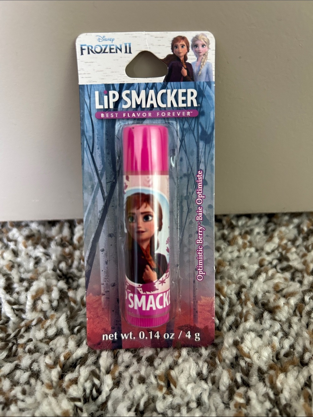 Disney Lip Smacker Frozen II Anna Optimistic Berry Lip Balm - Pink